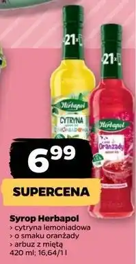 Netto Syrop arbuz & mięta Herbapol oferta