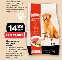 Netto Karma dla psa z wołowiną i warzywami Bobik oferta