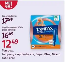 Rossmann Tampony Tampax oferta