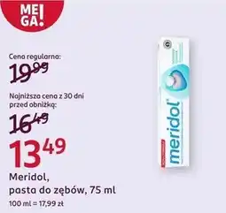 Rossmann Pasta do zębów Meridol oferta
