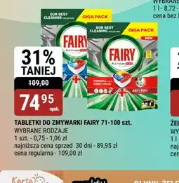 bi1 Tabletki do zmywarki Fairy oferta