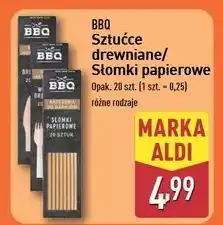 ALDI Słomki papierowe Bbq oferta