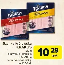 Carrefour Szynka Krakus oferta