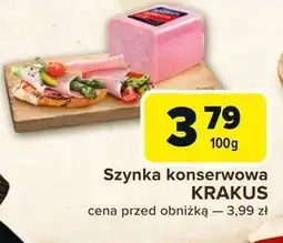 Carrefour Szynka Krakus oferta