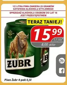 Społem Piwo Żubr oferta