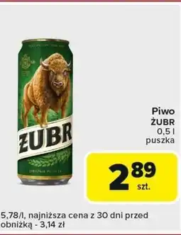 Carrefour Express Piwo Żubr oferta