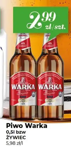 Społem Piwo Warka oferta