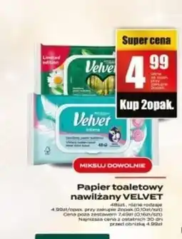 Supeco Papier nawilżany Velvet oferta
