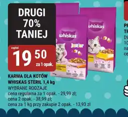 bi1 Karma dla kotów Whiskas Steril oferta
