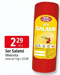 E.Leclerc Ser Salami 100 g Mlekovita oferta