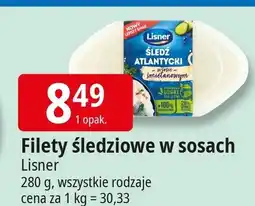 E.Leclerc Filety śledziowe w sosach Lisner oferta