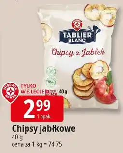 E.Leclerc Chipsy jabłkowe Tablier Blanc oferta