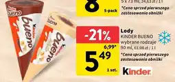 Intermarche Lody Kinder Bueno Ferrero oferta