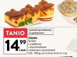 Intermarche Ciasto z jabłkami / marchewkowe / kakaowe z orzeszkami Olsza oferta