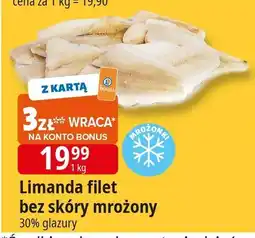 E.Leclerc Limanda filet bez skóry mrożony Leclerc oferta