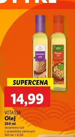 Lidl Olej sezamowy Vitasia oferta