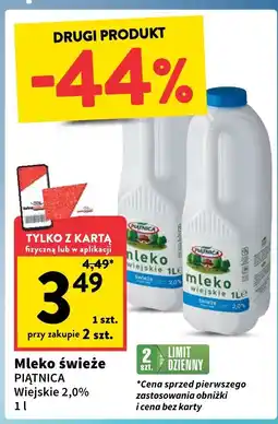 Intermarche Mleko świeże wiejskie 2,0% Piątnica oferta