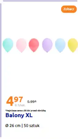 Action Balony oferta