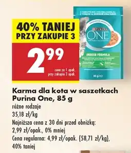 Biedronka Karma dla kota Purina One oferta