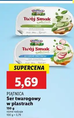 Lidl Serek śmietankowy naturalny Piątnica twój smak oferta