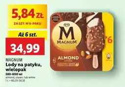 Lidl Lody almond Algida magnum oferta