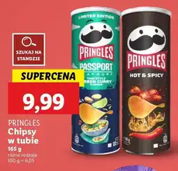 Lidl Chipsy thai style green curry Pringles passport flavours oferta