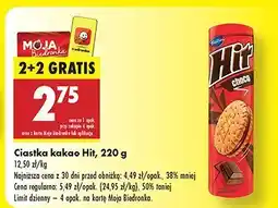 Biedronka Ciastka kakaowe Hit oferta
