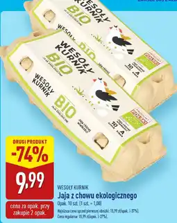 ALDI Jaja z chowu ekologicznego Wesoły Kurnik oferta