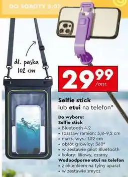 Biedronka Selfie stick lub etui na telefon oferta