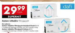 Biedronka Zestaw wkładów filtrujących oferta