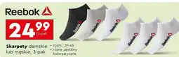 Biedronka Skarpety damskie lub męskie 3 pak oferta