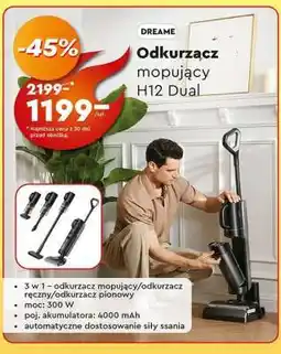 Biedronka Odkurzacz mopujący H12 Dual oferta