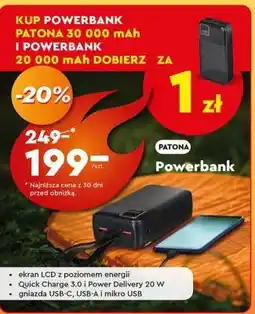 Biedronka PATONA Powerbank oferta