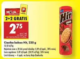 Biedronka Ciastka kakao Hit, 220 g oferta
