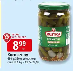 E.Leclerc Korniszony 680/360 g Rustica oferta