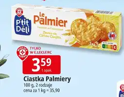 E.Leclerc Ciastka Palmiery P'tit Deli oferta