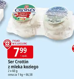 E.Leclerc Ser Crottin z mleka koziego Les Croisés oferta