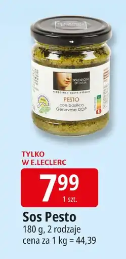 E.Leclerc Sos pesto North Coast oferta