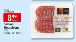 E.Leclerc Kiełbasa Salame Finocchiona North Coast oferta