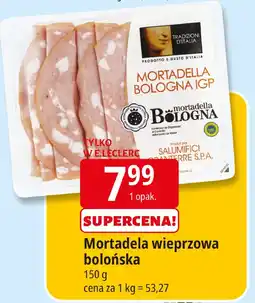 E.Leclerc Kiełbasa Mortadela wieprzowa bolońska North Coast oferta