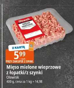 E.Leclerc Mięso mielone wieprzowe z łopatki/z szynki Olewnik oferta