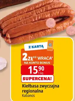 E.Leclerc Kiełbasa zwyczajna regionalna kabanos oferta