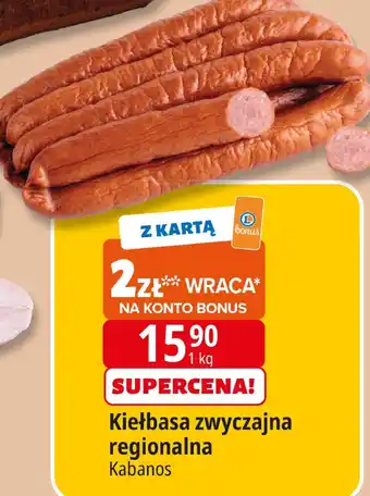 E.Leclerc Kiełbasa zwyczajna regionalna kabanos oferta