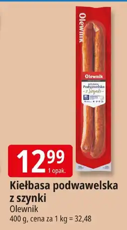 E.Leclerc Kiełbasa podwawelska z szynki Olewnik oferta