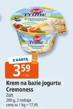 E.Leclerc Krem na bazie jogurtu Cremoness Zott oferta