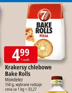 E.Leclerc Krakersy chlebowe Bake Rolls Mondelez oferta