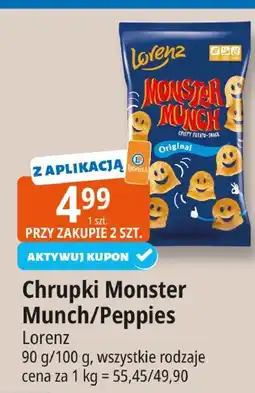 E.Leclerc Chrupki Monster Munch/Peppies Lorenz oferta