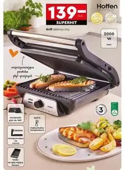 Biedronka Grill elektryczny Hoffen oferta