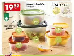 Biedronka Zestaw pojemników Smukee oferta
