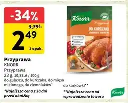 Intermarche Przyprawa do mięsa Knorr oferta